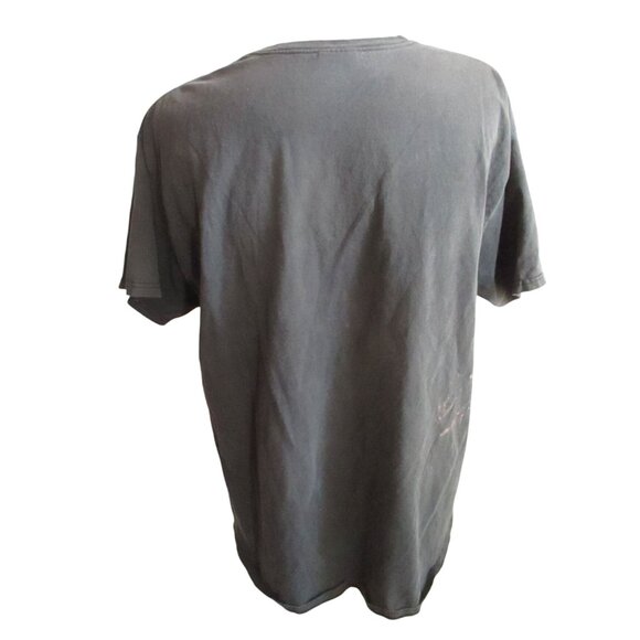 XL Black Hills South Dakota Graphic T-Shirt Hanes Heavyweight Cotton Black 90s - Picture 8 of 8